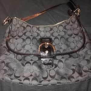 Authentic Coach Signature Black Purse